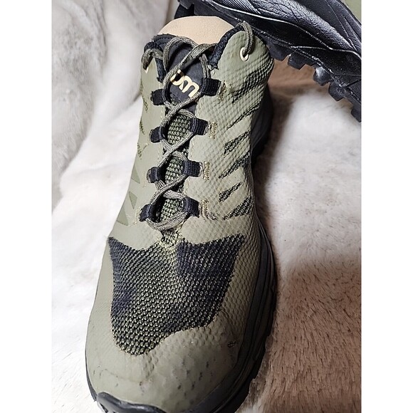 SALOMON Shoes Mens  11  Outline Goretex OrthoLite Burnt Olive 409968 Hiking Walk main image 10